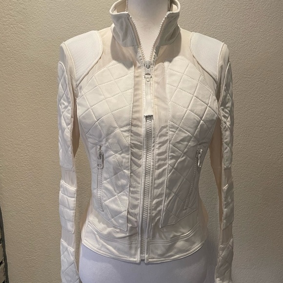 COPY - NWT Blanc Noir Suede Mesh Moto Jacket - Picture 4 of 8